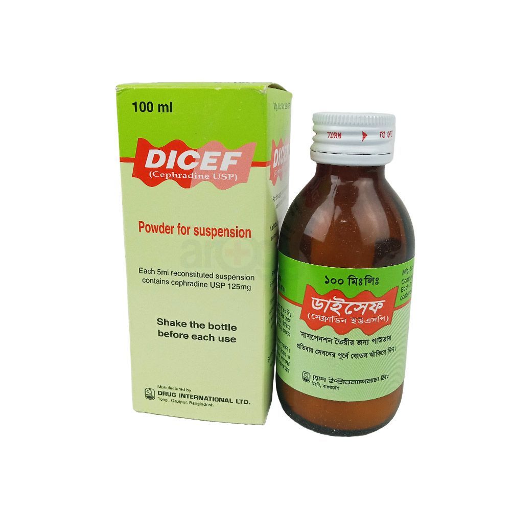 Dicef 125mg/5ml Powder for Suspension