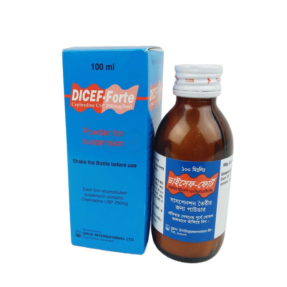 Dicef Forte 250mg Suspension