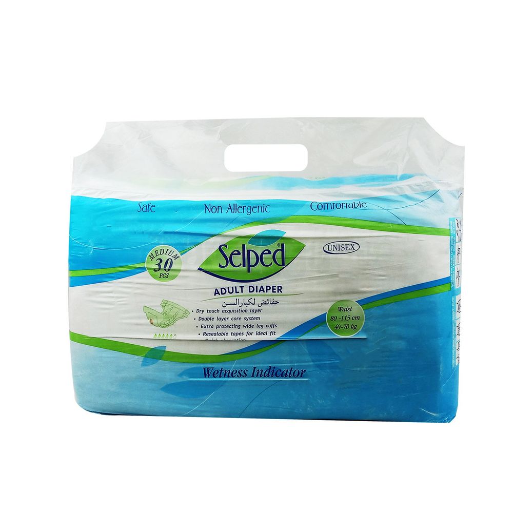Adult Diaper Belt System (Selped) M 30's Pack  