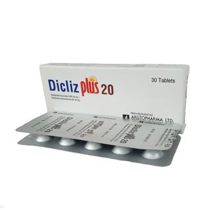 Dicliz Plus 20mg+20mg Tablet