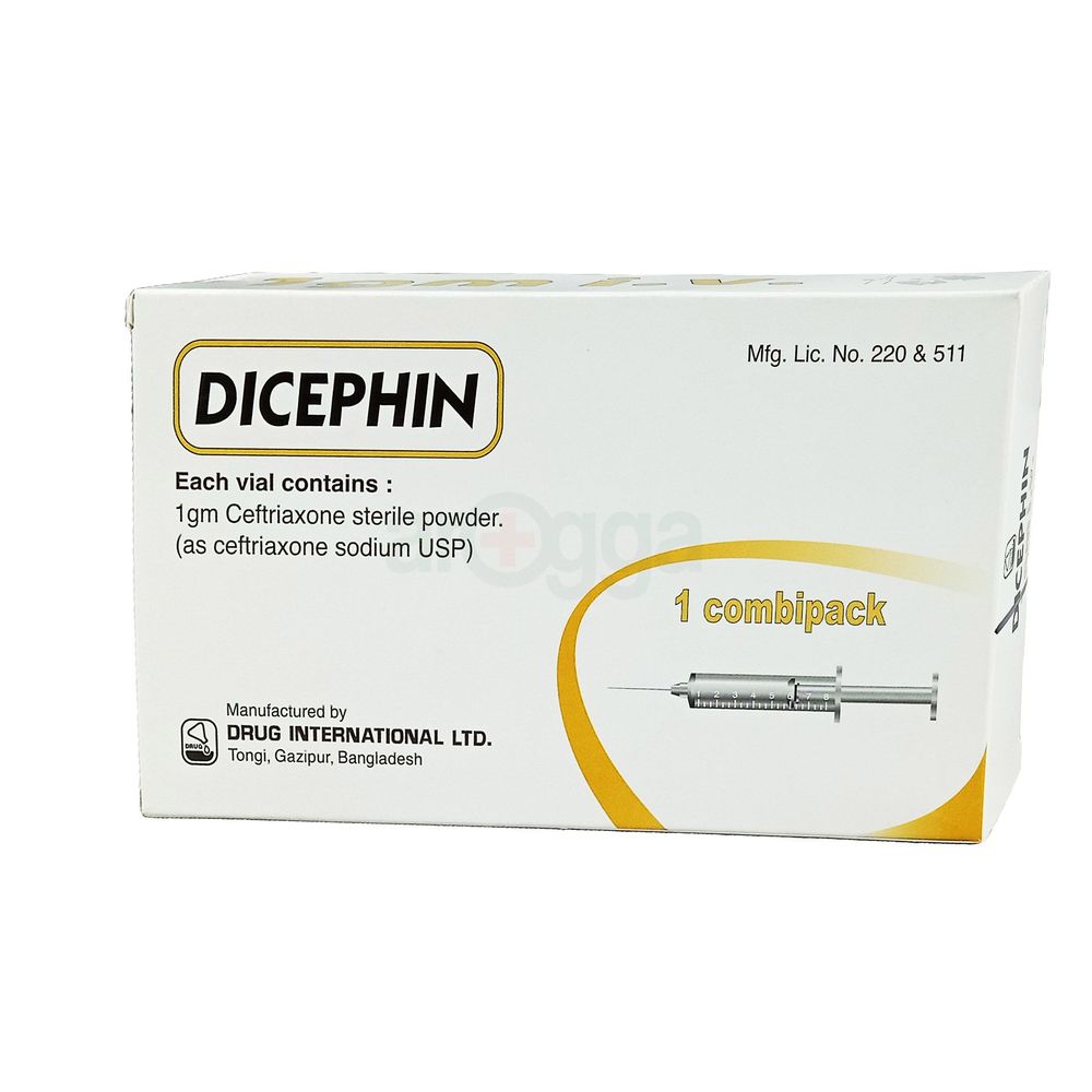 Dicephin IV 1gm/vial Injection