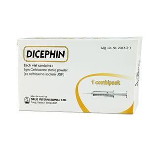 Dicephin IV 1gm/vial Injection