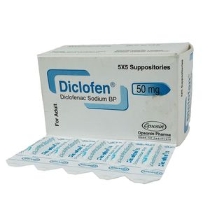 Diclofen 50mg Suppository