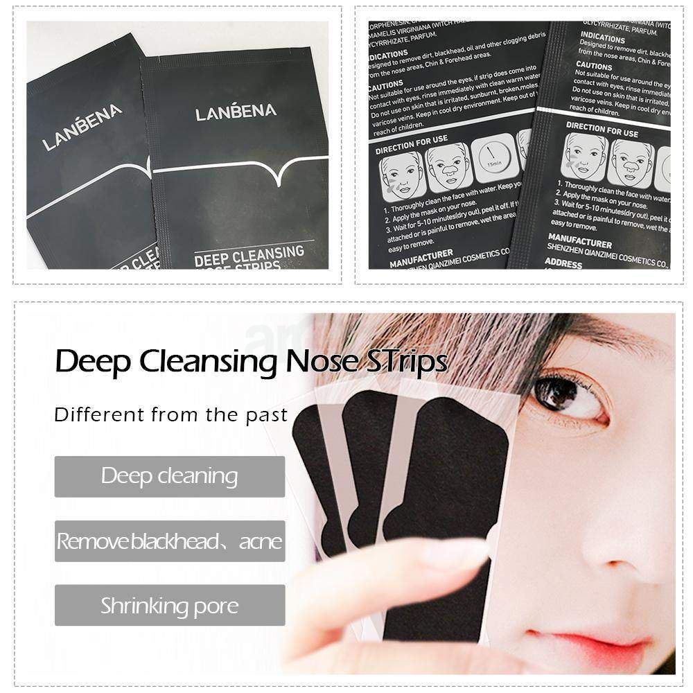 LANBENA Deep Cleansing Nose Strips  