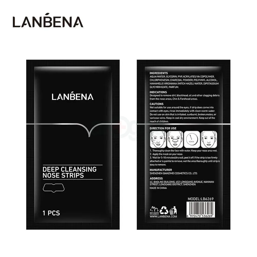 LANBENA Deep Cleansing Nose Strips  