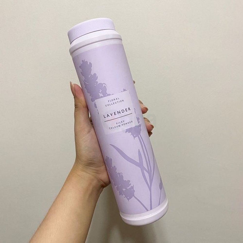 M&S Floral Collection Lavender Silky Talcum Powder  