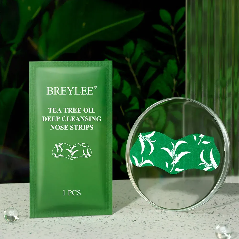 BREYLEE Tea Tree Oil Deep Cleansing Nose Strips  