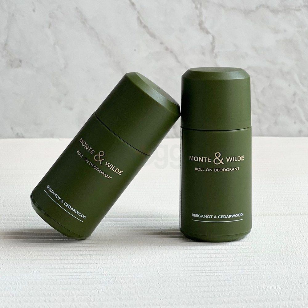 MONTE & WILDE Bergamot & Cedarwood Roll on Deodorant  