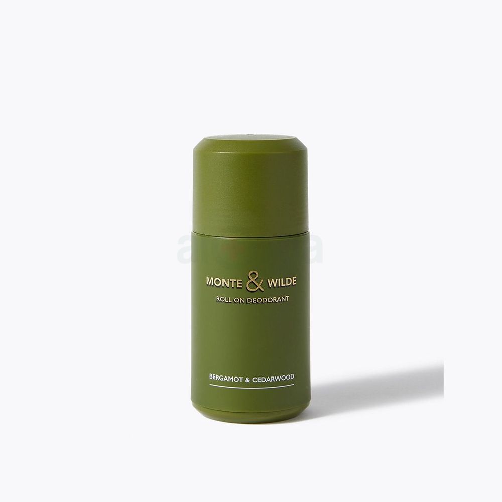 MONTE & WILDE Bergamot & Cedarwood Roll on Deodorant  
