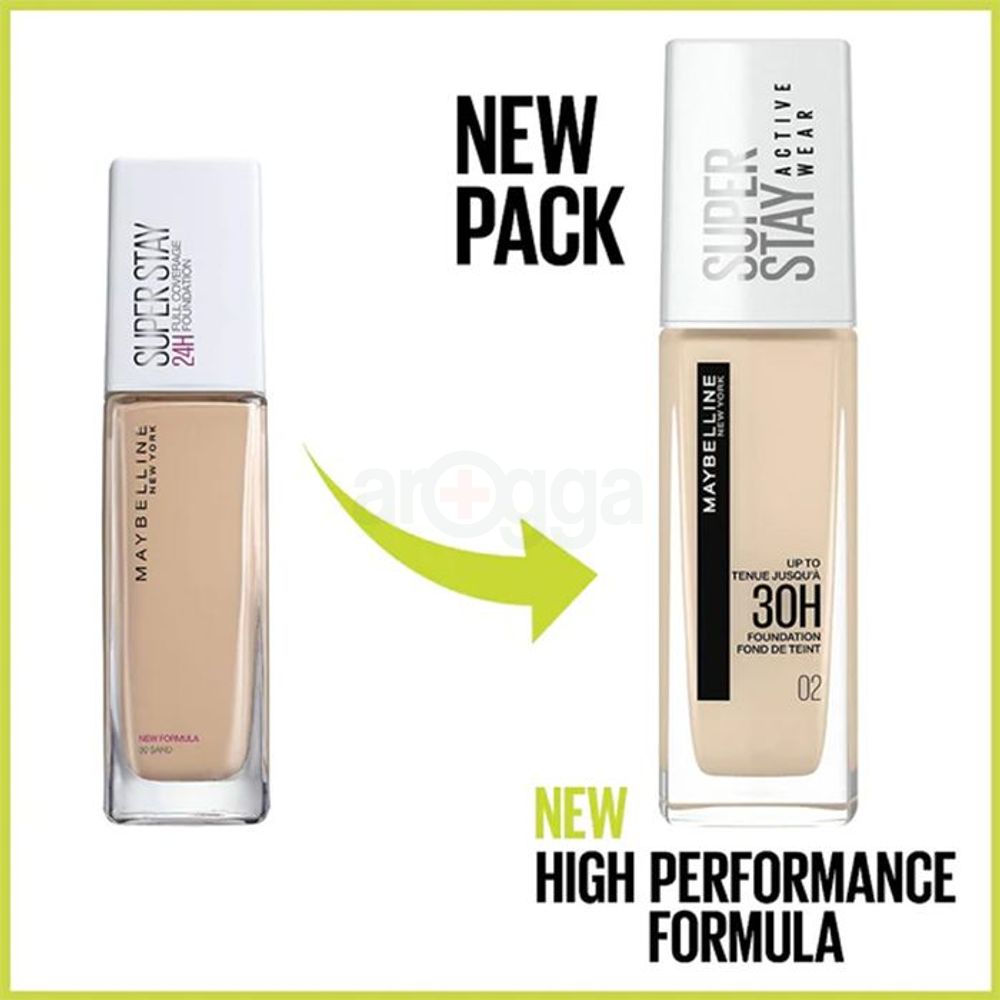 Maybelline Super Stay Active Wear Full Coverage Foundation - 30 Sand Sable  