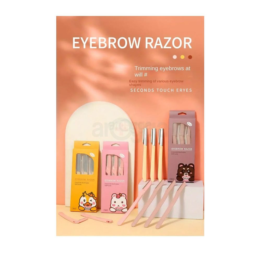 Silubi Eyebrow 3 Pcs Razor  