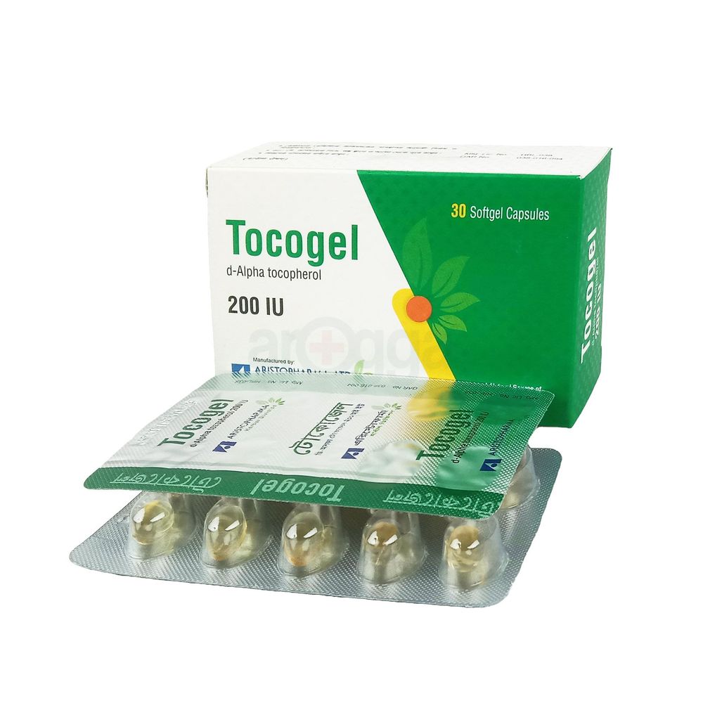 Tocogel 200IU Capsule