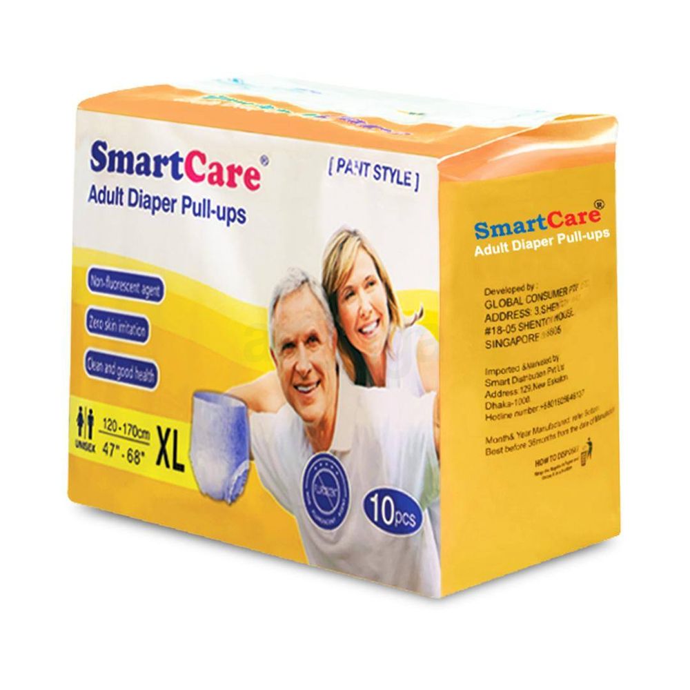 Smart Care Adult Diaper Pant Style 10pcs - Extra Large  