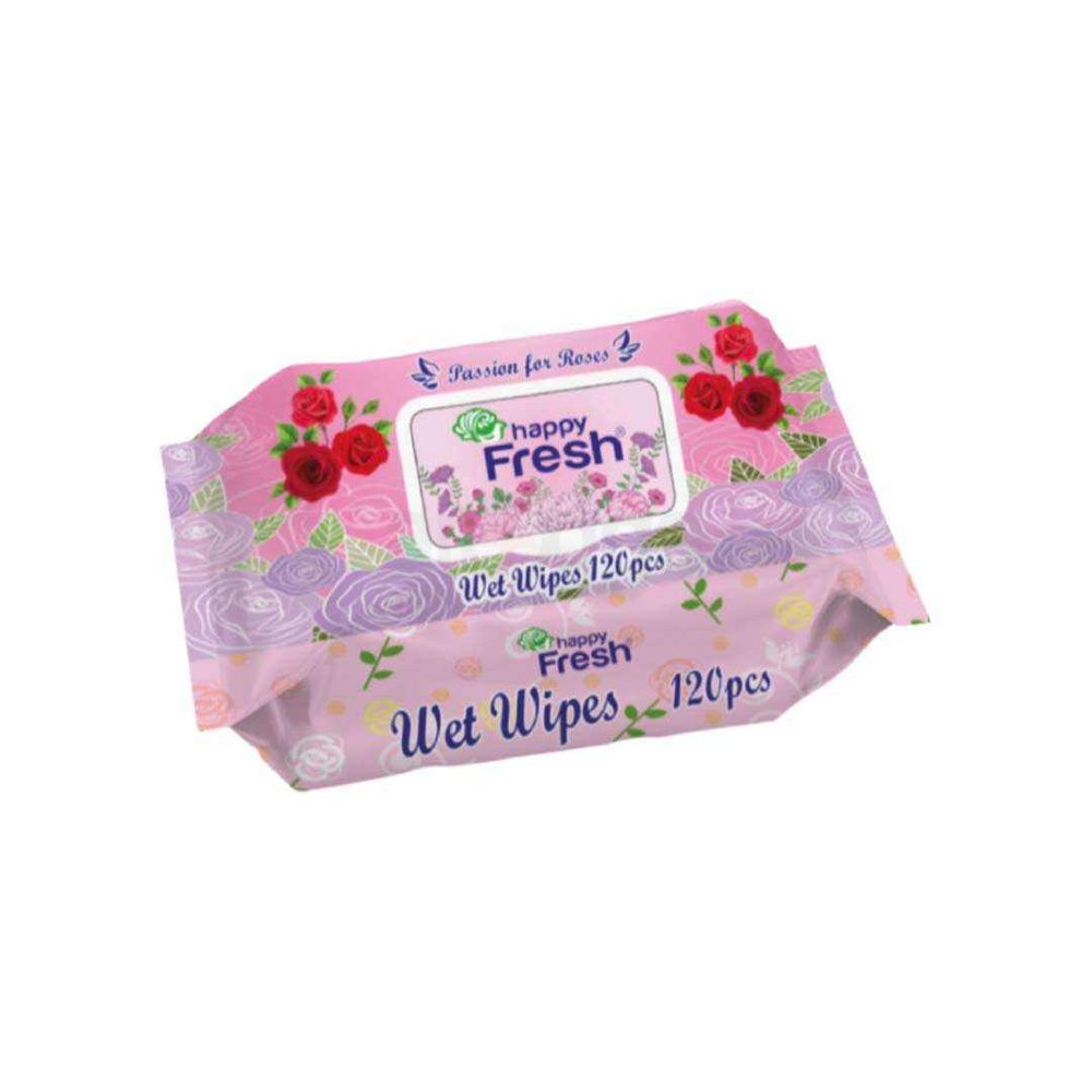 Happy Fresh Wet Wipes with Fliptop 120pcs  
