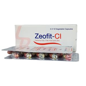 Zeofit CI 50mg+0.50mg+61.80mg Capsule