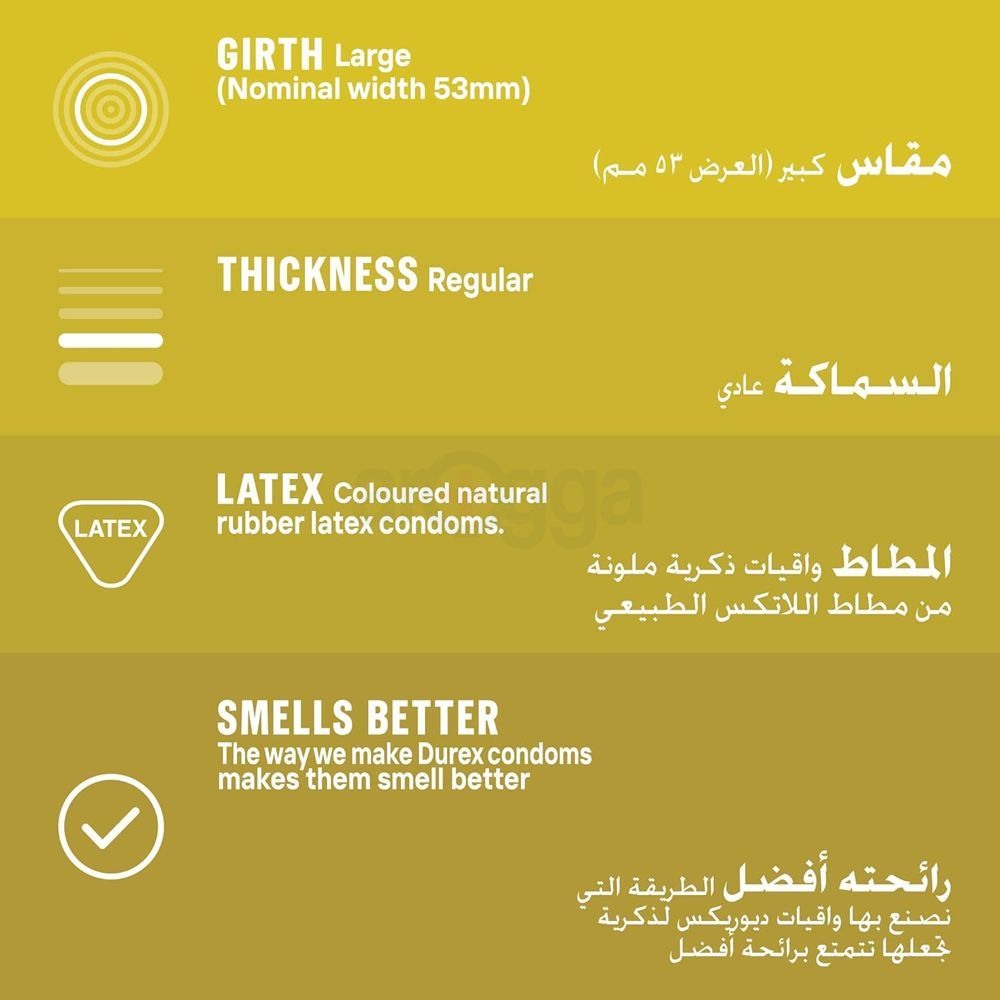 Durex Flavours Condom (Strawberry, Banana, Orange & Apple Combo) - 12s Pack  