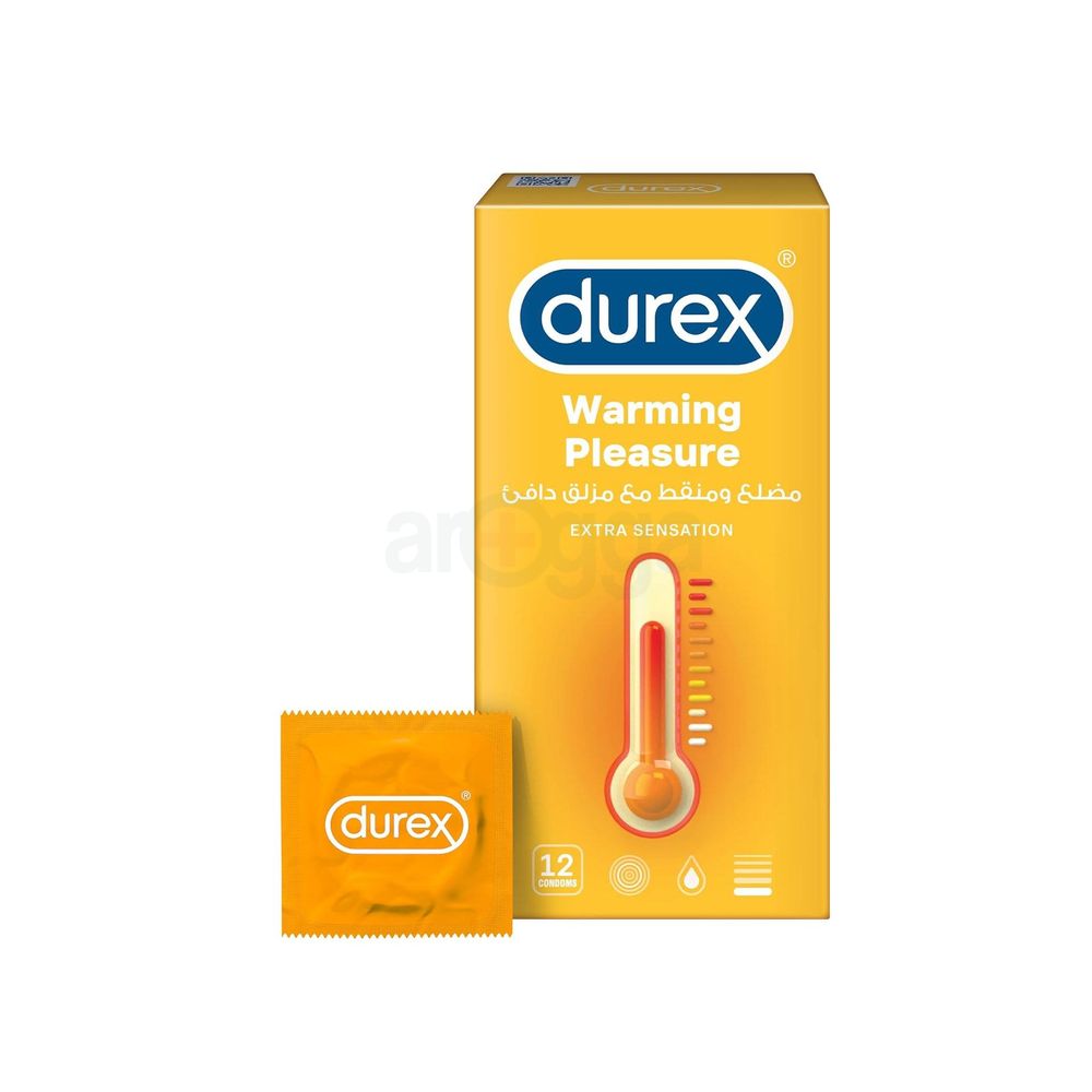 Durex Warming Pleasure Extra Sensation Condom - 12pcs Pack  