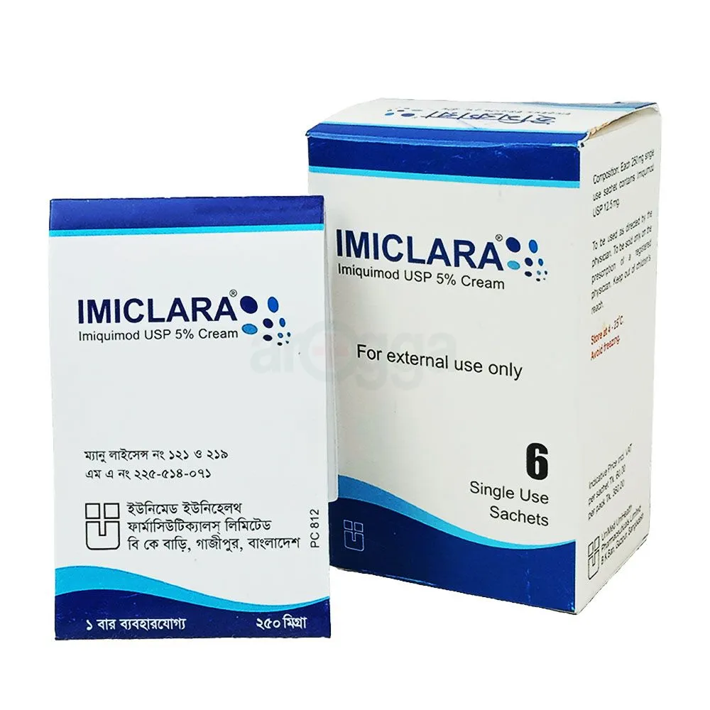 Imiclara Cream (Full Box) 250mg cream