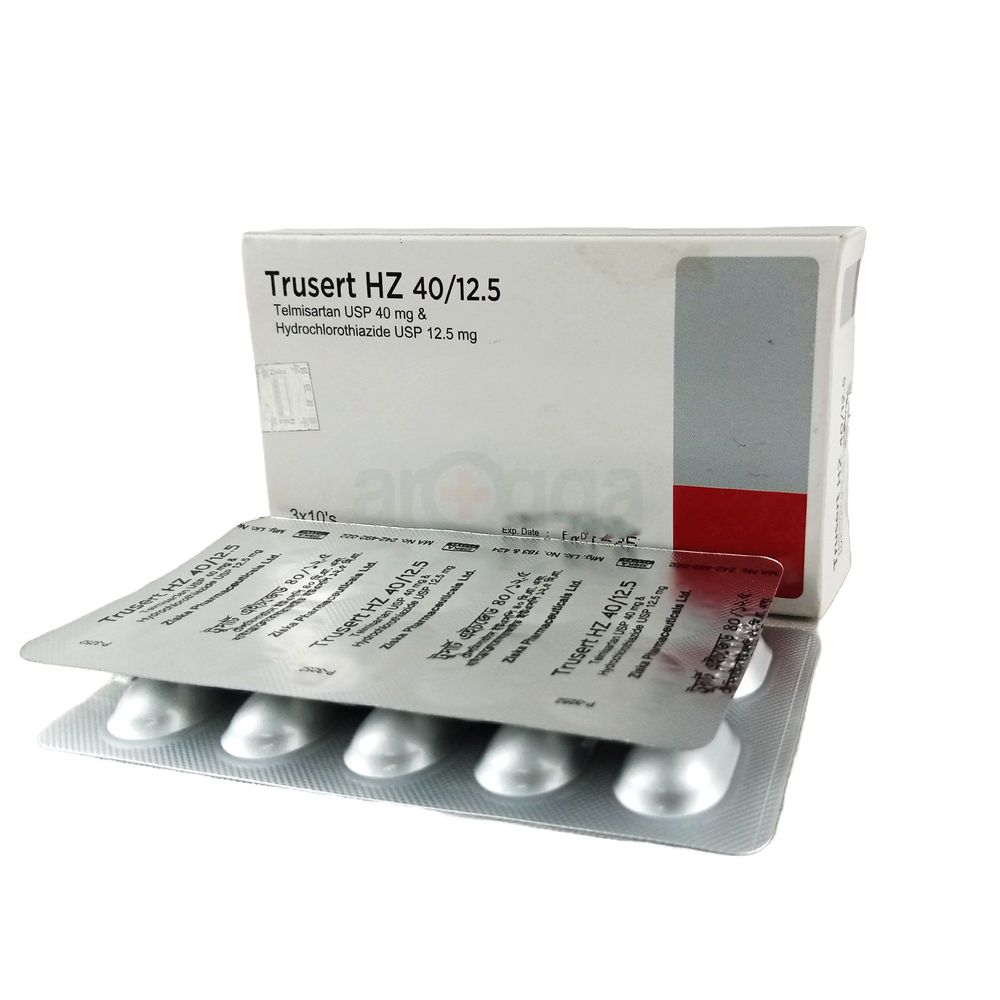 Trusert HZ 40/12.5 40mg/12.5mg Tablet