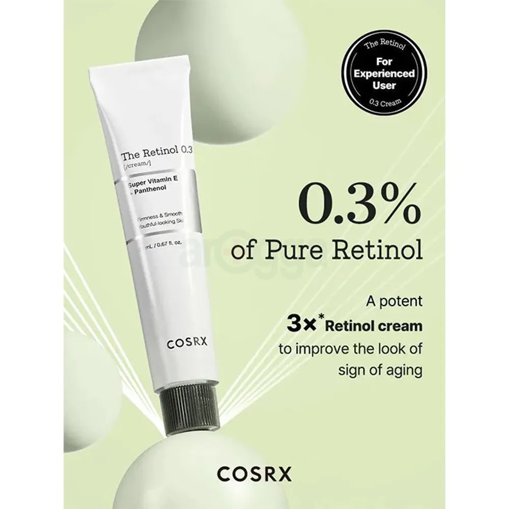 Cosrx The Retinol 0.3 Cream with Super Vitamin E + Panthanol  