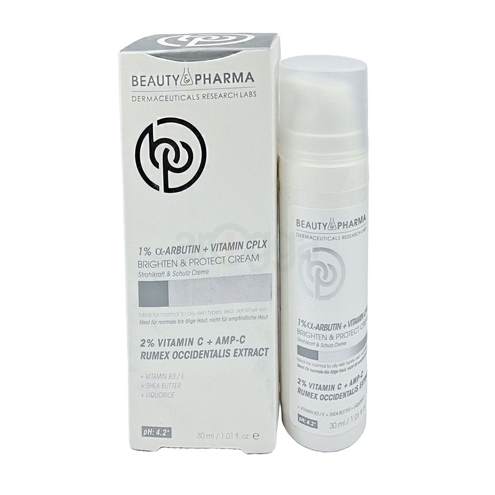 Beauty Pharma 1% A-Arbutin +Vitamin Cplx – Brighten & Protect Cream 30ml  