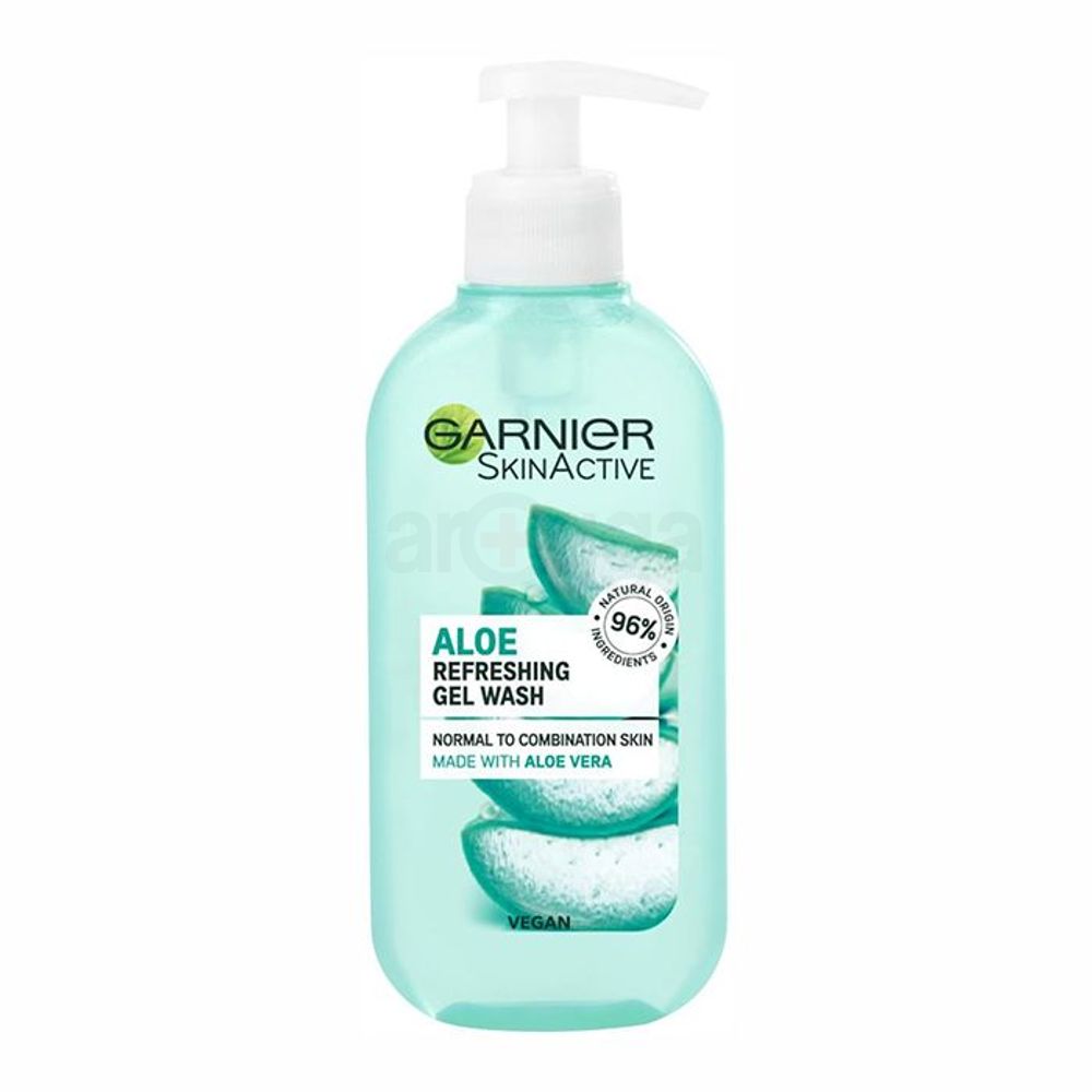 Garnier Skin Active Aloe Refreshing Gel Wash for Normal to Combination Skin  