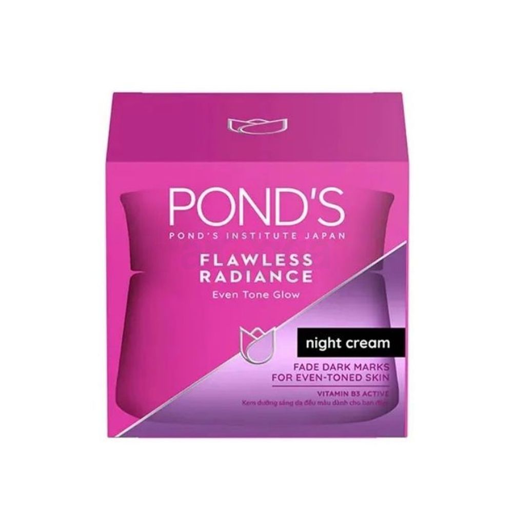 Pond's Flawless Radiance Night Cream with Vitamin B3 Active for Even Toned Skin 50g  