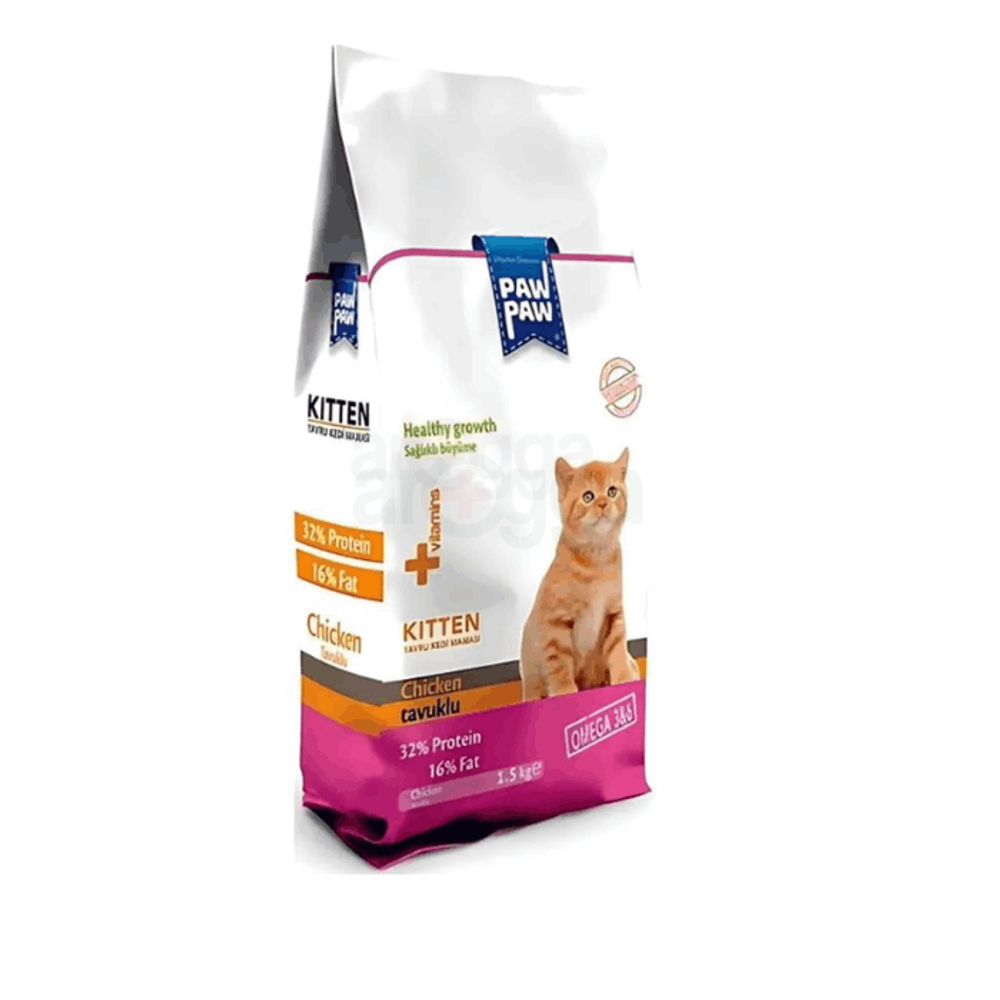 Paw Paw Kitten Cat Food Chicken  - 1.5kg Pack  