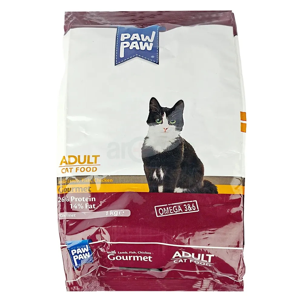 Paw Paw Adult Cat Food Gourmet - 1kg Pack  