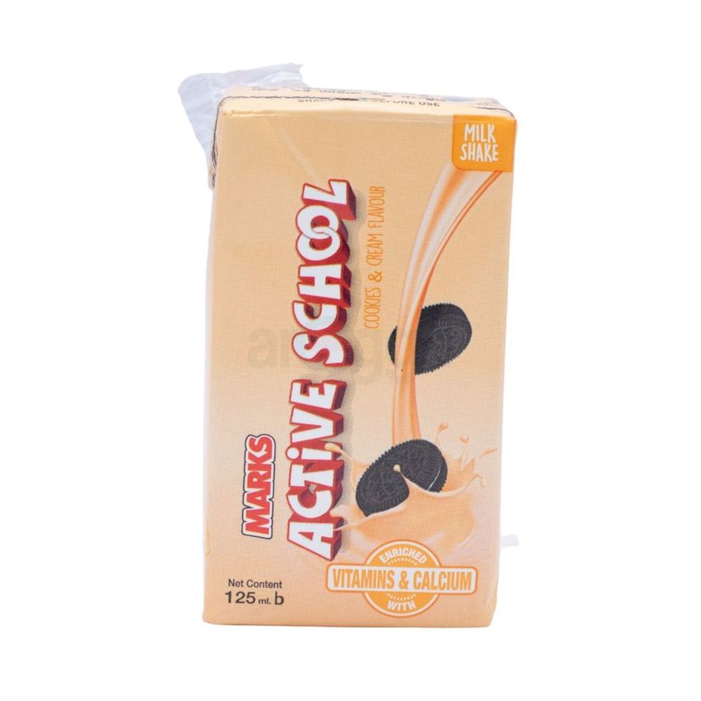 Marks Active School Cookie & Cream Flavour Milk Shake 125ml  