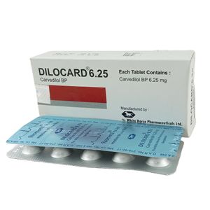 Dilocard 6.25 6.25mg Tablet