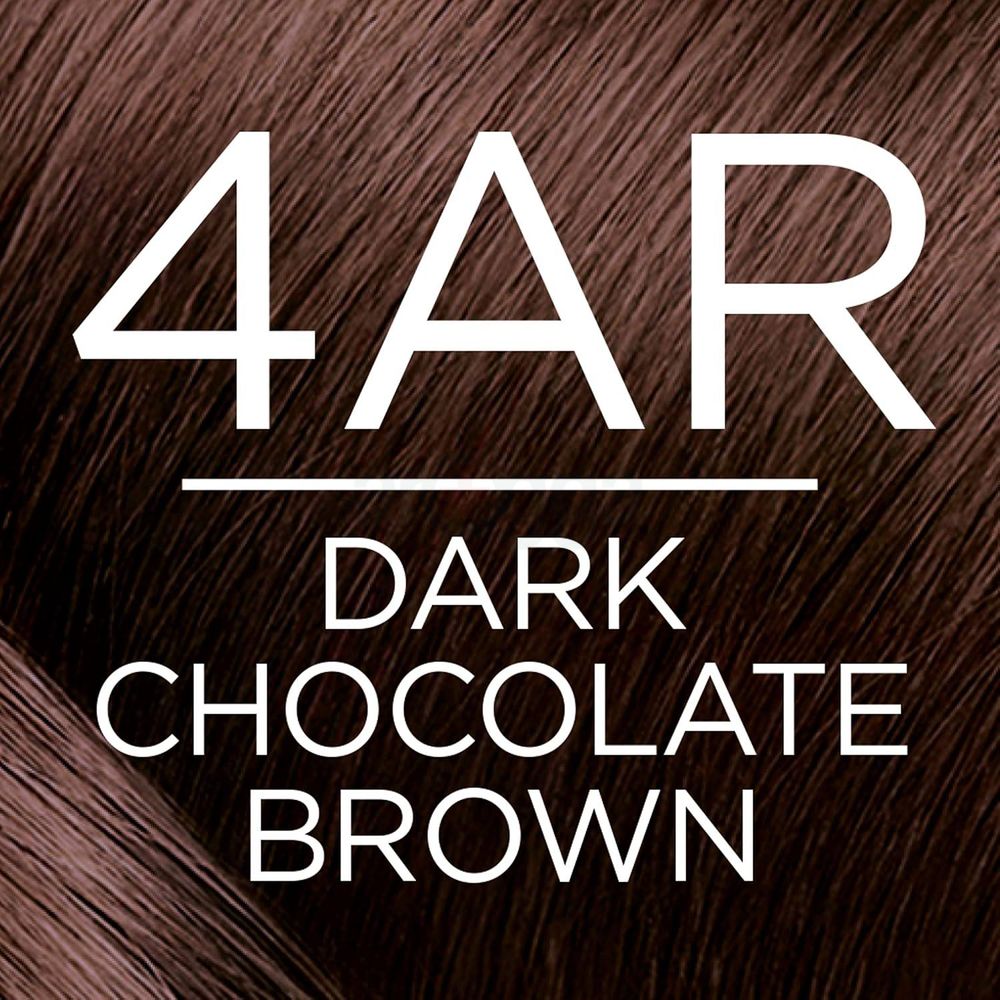 Loreal Paris Excellence Creme Permanent Triple Care Hair Color, 4AR Dark Chocolate Brown  
