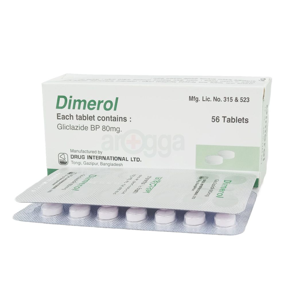 Dimerol 80mg Tablet - Arogga Online Pharmacy