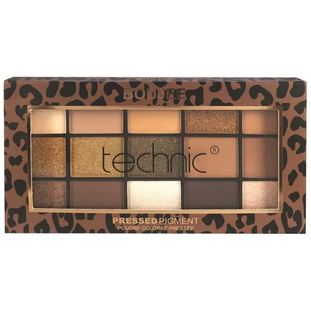 Technic 15 Color Pressed Pigment Eyeshadow Palette - Boujee  