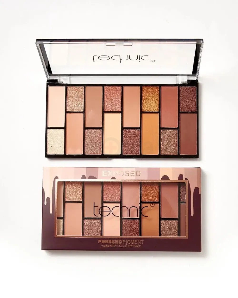 Technic 15 Color Pressed Pigment Eyeshadow Palette - Exposed  