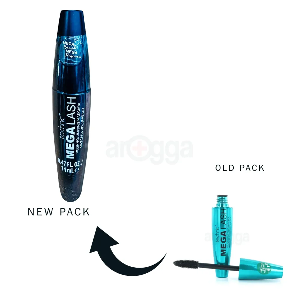 Technic Mega Lash Water Resistant Mascara - Black  