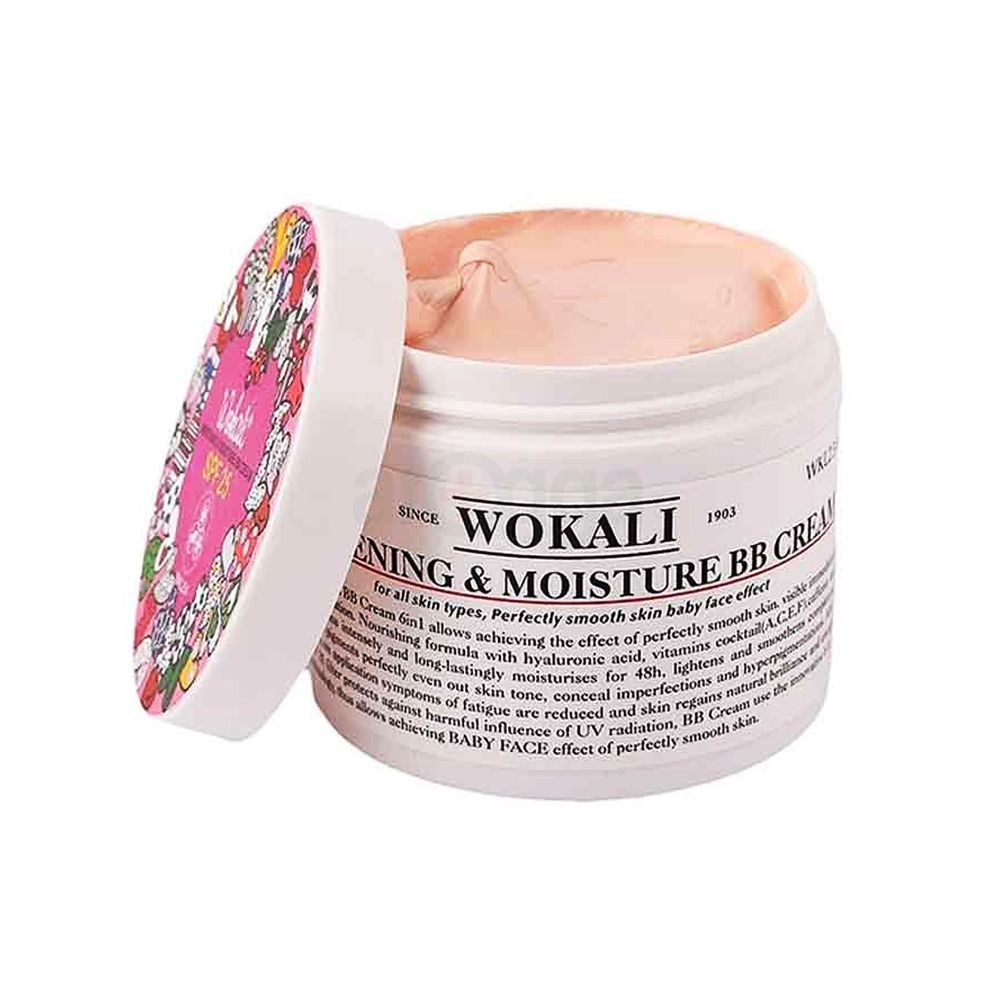 Wokali Whitening & Moisture BB Cream Pink - SPF 25  