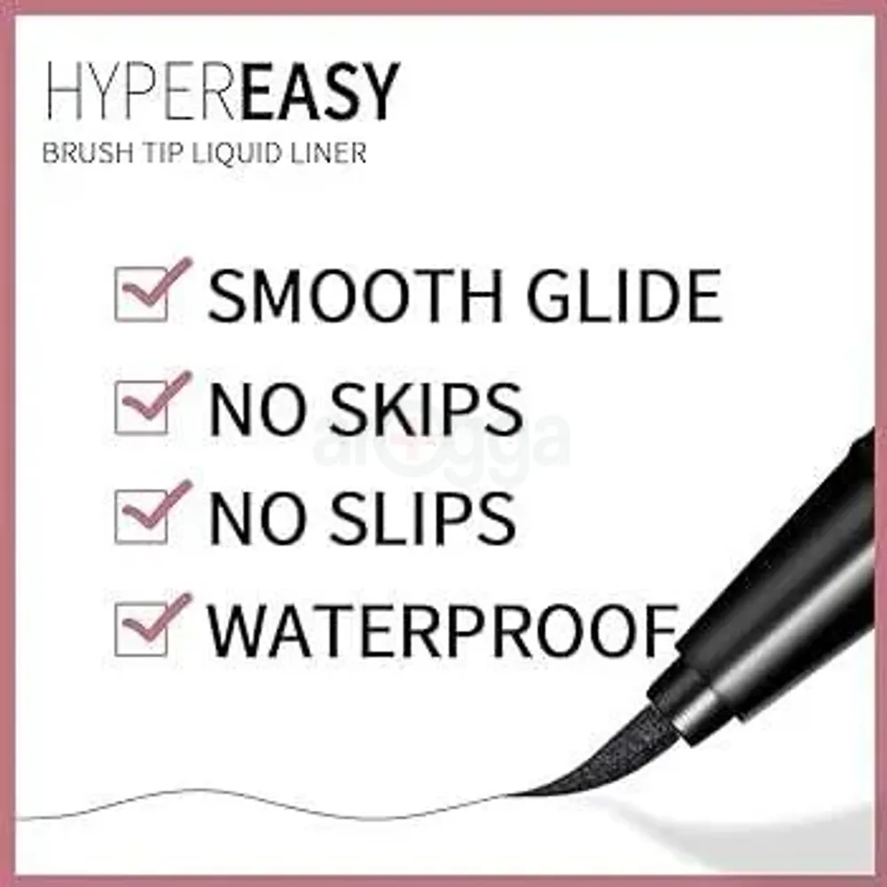 Menow Dynamic Liquid Eyeliner + Eyebrow Pencil E451-Black  