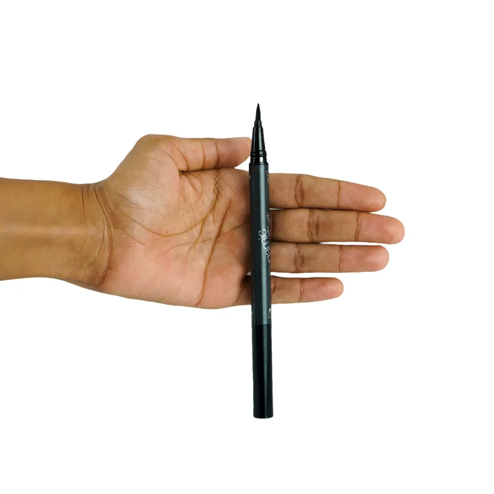 Menow Dynamic Liquid Eyeliner + Eyebrow Pencil E451-Black  