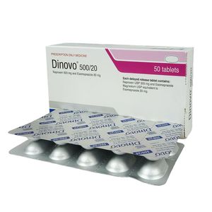 Dinovo 500 20mg+500mg Tablet