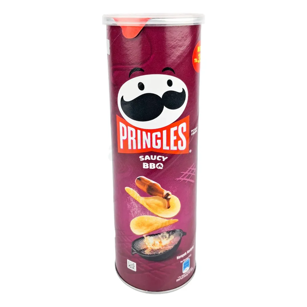 Pringles Saucy BBQ Potato Chips 134gm  