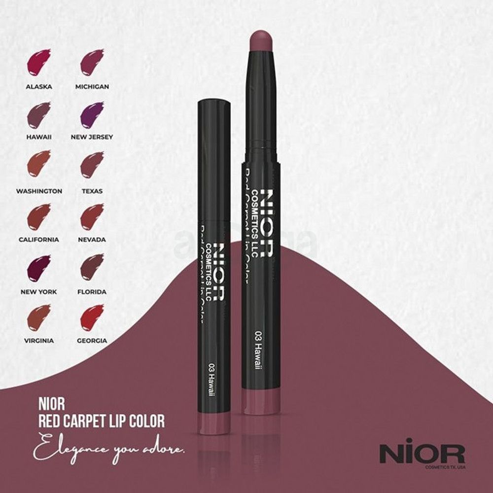 NIOR Red Carpet Lip Color 06 New Jersey  