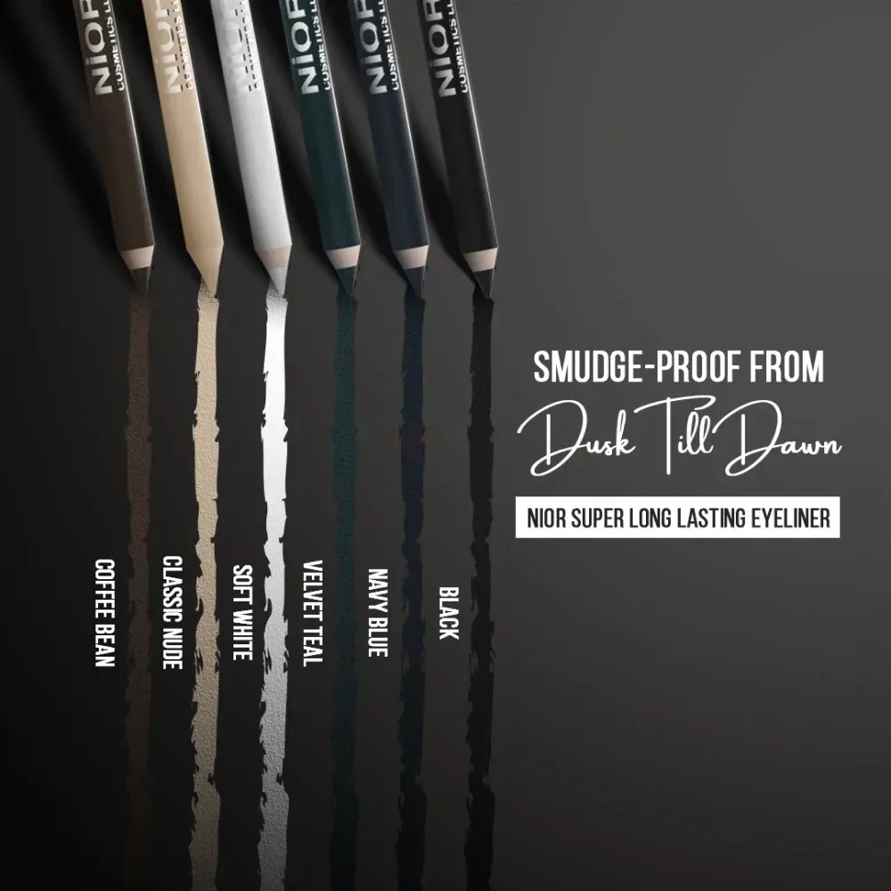 NIOR Super Long Lasting Eyeliner Soft White  