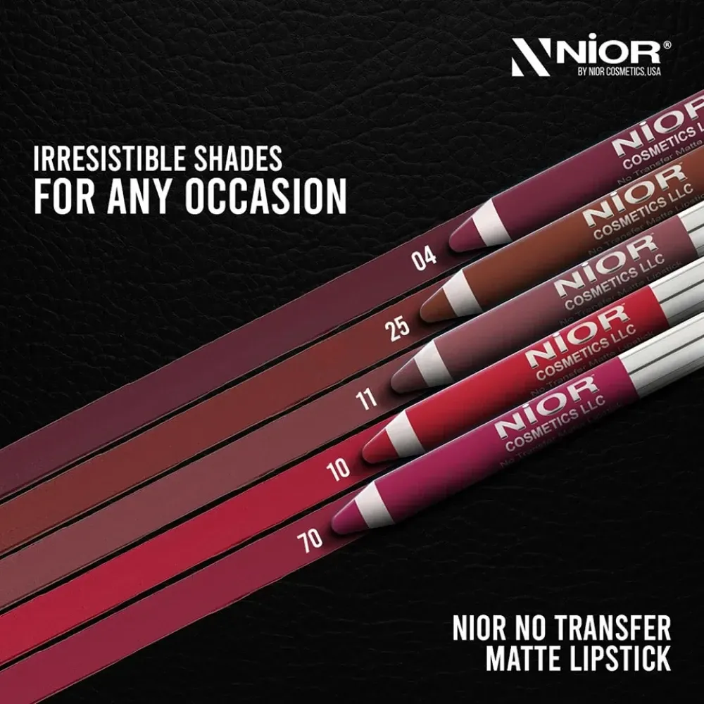 NIOR No Transfer Matte Lipstick Shade 10  
