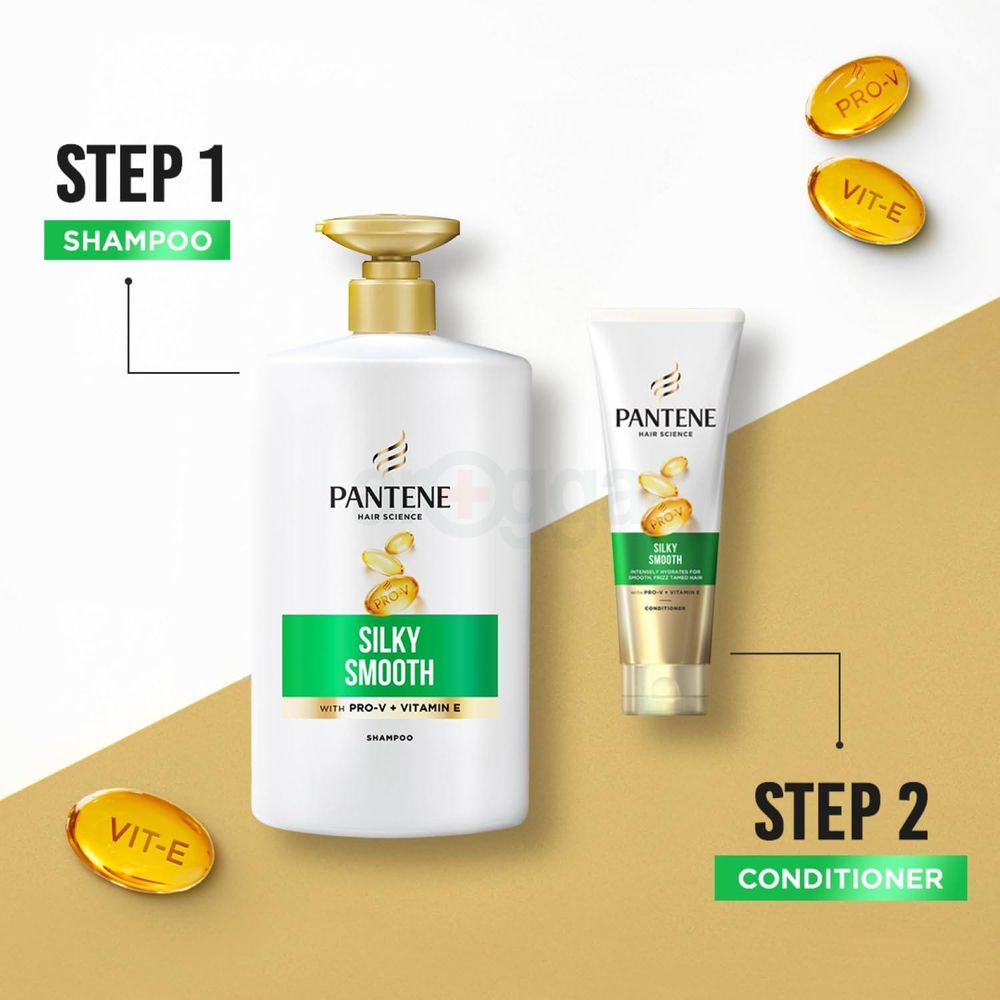 Pantene Silky Smooth Conditioner with Pro V + Vitamin E 200ml  