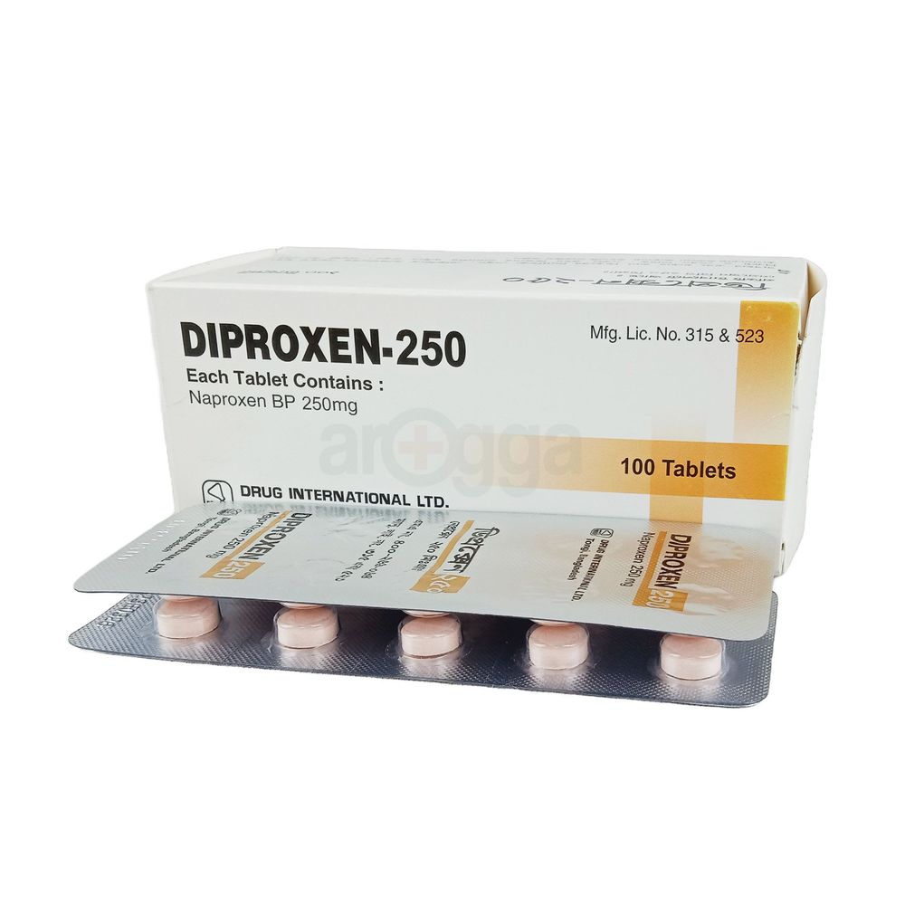 Diproxen 250mg Tablet - Arogga Online Pharmacy