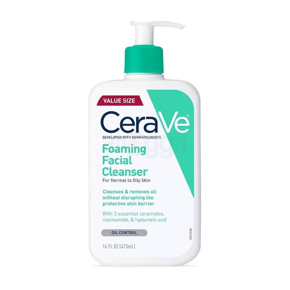 Cerave Foaming Facial Cleanser For Normal to Oily Skin 473ml  
