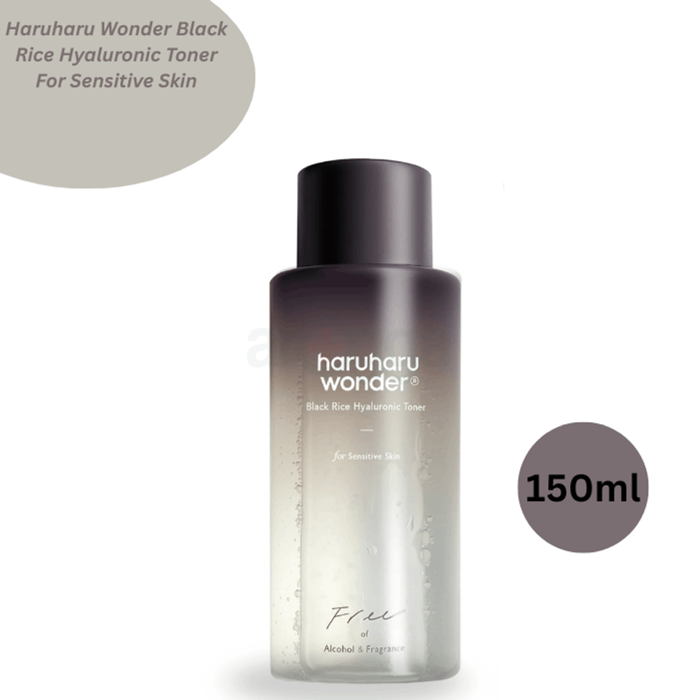 Haruharu Wonder Black Rice Hyaluronic Toner For Sensitive Skin  