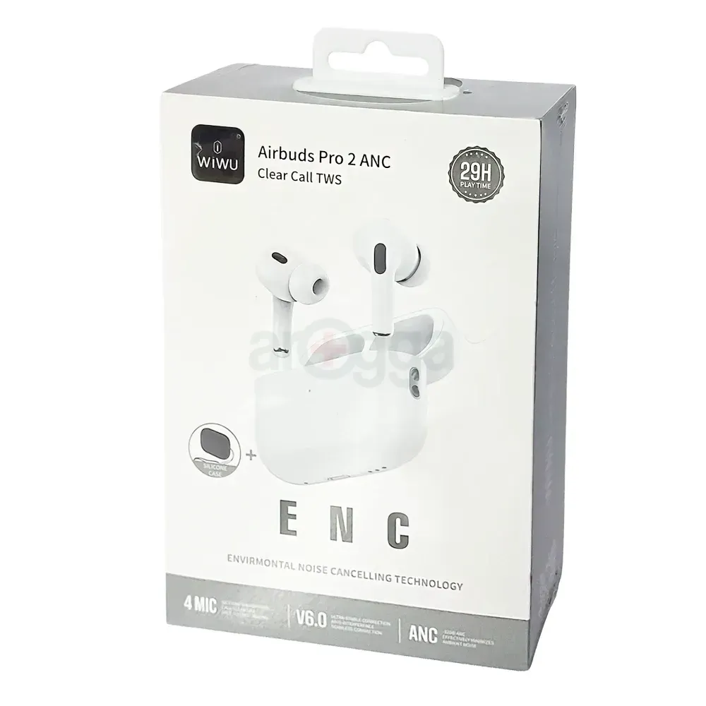 WiWU Airbuds Pro 2 ANC (USB‑C, White)  