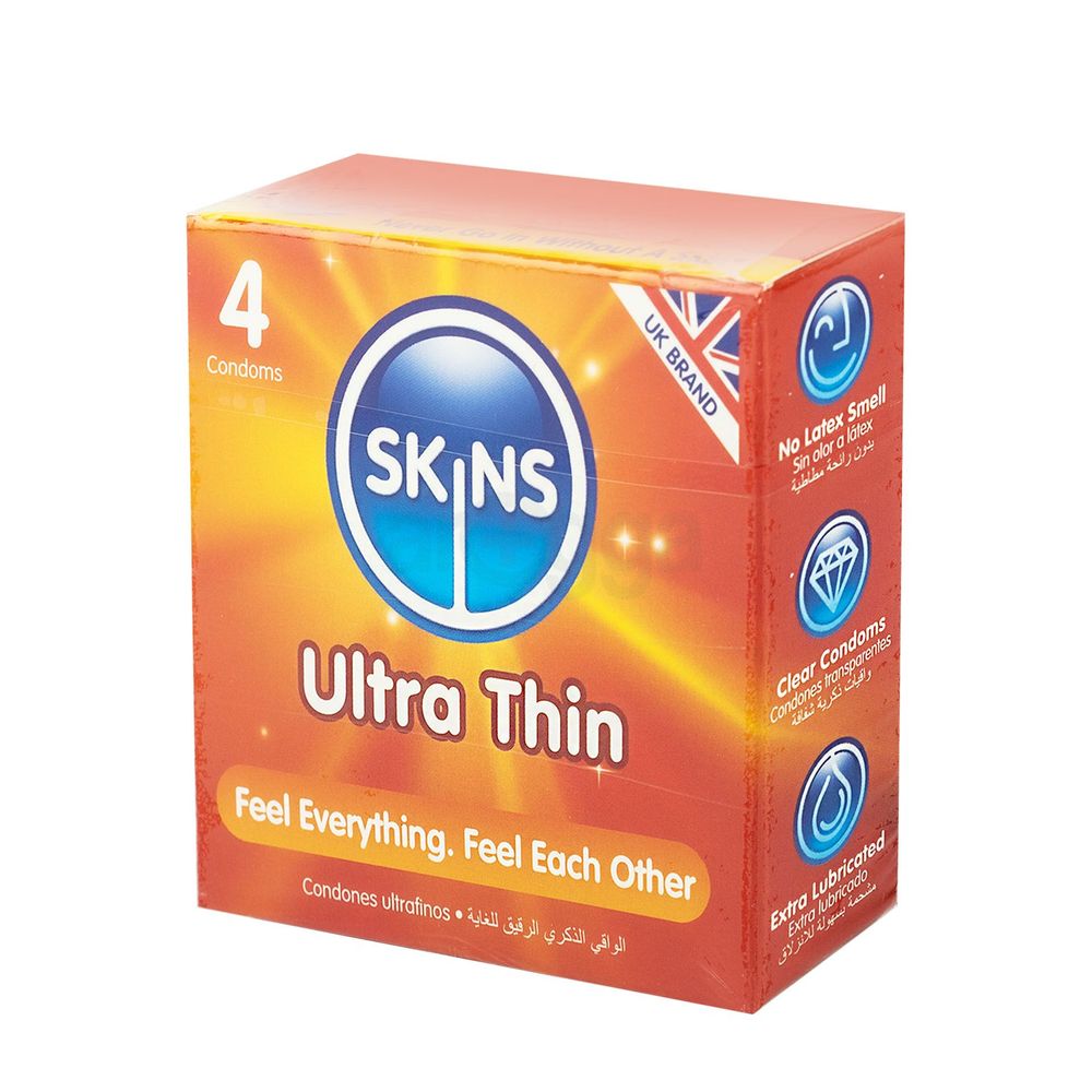 Skins Ultra Thin Premium Condom 4's Pack  